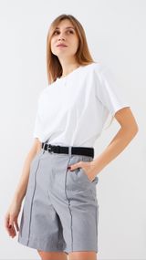 Футболка однотонна жіноча GENUA 908 S Білий shop (2000999406829)
