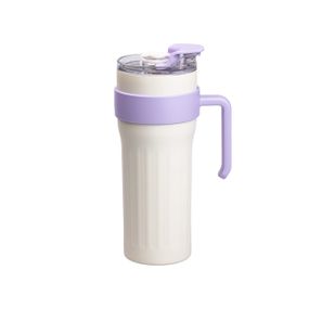 Термокружка Big Mac 1,2 л с трубочкой белая HP-14-24W