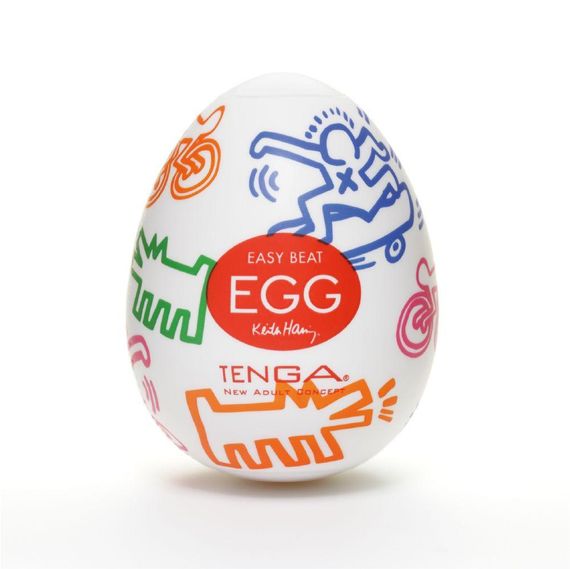 Мастурбатор-яйце Tenga Keith Haring Egg Street Sex Aura