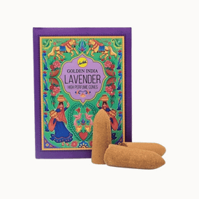 Аромаконуси зворотнього потоку Лаванда  Back Flow cones Lavender 10 шт. в уп. Sreevani 8906037224674