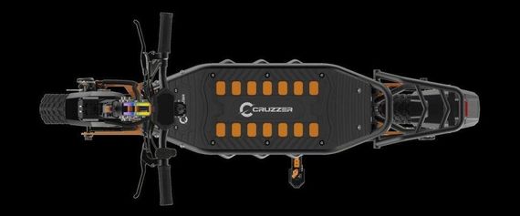 Электросамокат CRUZZER G-Vagen 2×1500W 60V 20Ah до 75 км/ч премиум электроскутер с LCD дисплеем | Зображення 3