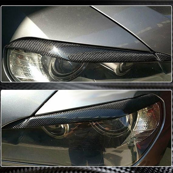 Вії на фари (Карбон) для BMW X5 E-70 2007-2013 рр | Зображення 3