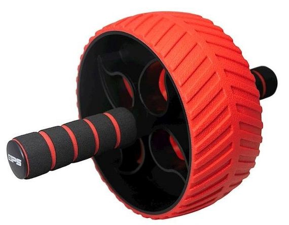 Колесо для преса Power System PS-4107 Full Grip AB Red + килимок Red/Black | Зображення 1