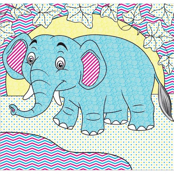 Водні розмальовки Чарівна розмальовка Джунглі 757128, 4 малюнки | Зображення 3