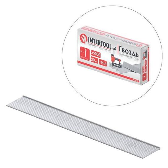Гвозд для степлера INTERTOOL PT-86201