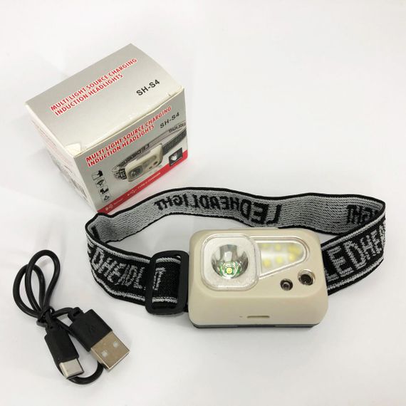Ліхтар налобний SH-S4-XPE+3SMD, Потужний акумуляторний ліхтарик налобний, Налобний ліхтар яскравий | Зображення 3
