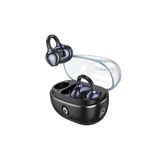 Беспроводные наушники BOROFONE FQ5 Spirit clip-on true wireless BT headset Black | Зображення 3