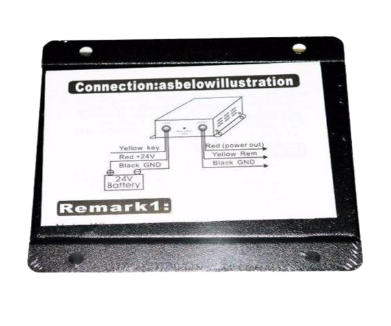 Портативний автомобільний інвертор перетворювач з 24-12 V з індикатором роботи розрахований на видачу 20А UKC DC/DC 240W чорний (3387_424) | Зображення 5