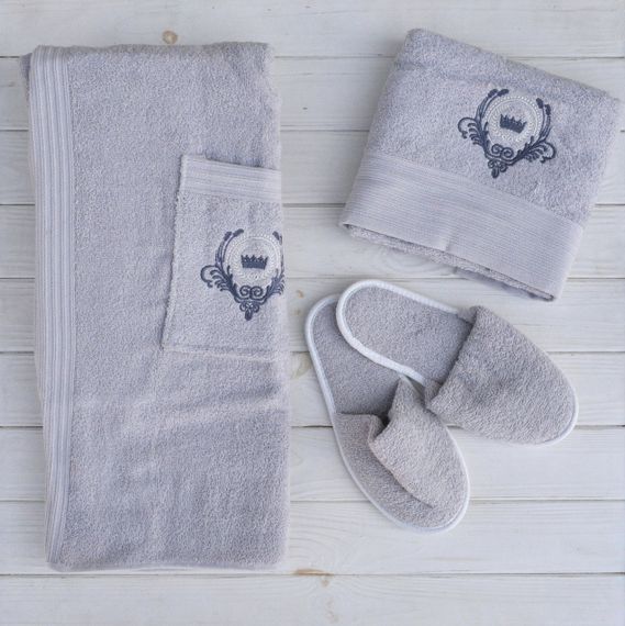 Набор мужской Fakili Sauna С светло-серый | Зображення 1