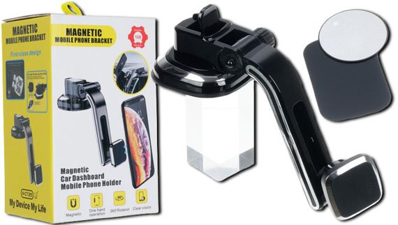 Холдер магнитный H-CT305 чорний, надійне кріплення смартфона, XPRO, H-CT305 (MAW-43102_272) | Зображення 2