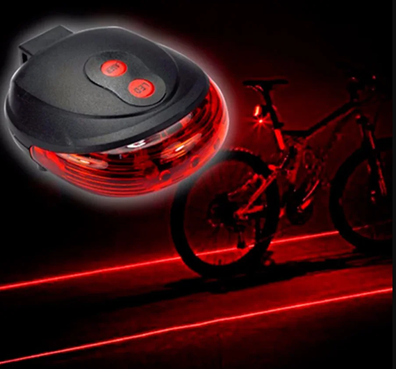 Фонарик велосипедный BL 118 BIKE LIGHT+LASER