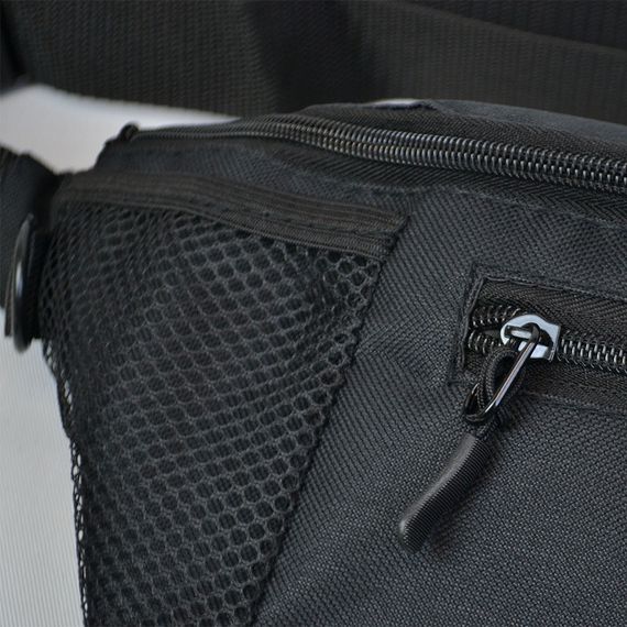 Чоловіча сумка бананка поясна, Зручна чорна бананка, Бананка для хлопців Сумка чорна LZ-66 | Зображення 6