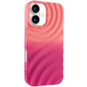 Чохол TPU ColorWave для Apple iPhone 16 (6.1") Peach / Pink