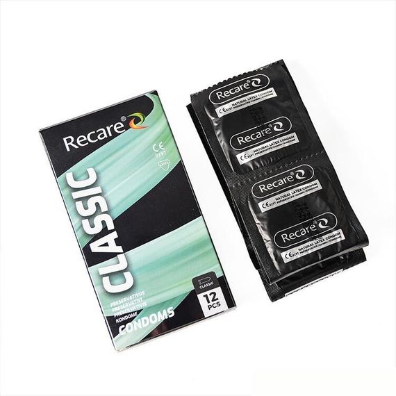 Презервативы Holographic Recare Classic Condoms 12 шт, классические | Зображення 2