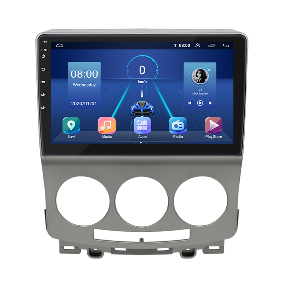 Штатна магнітола 9" Lesko для Mazda 5 I (CR) 2005-2007 Top 6/128 4G WiFi GPS Мазда