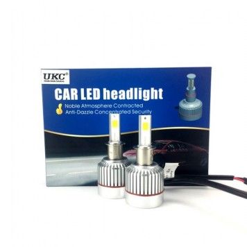 Автомобильные светодиодные Led лампы главный свет комплект UKC Car Led H3 12v белый (h3_710) | Зображення 2