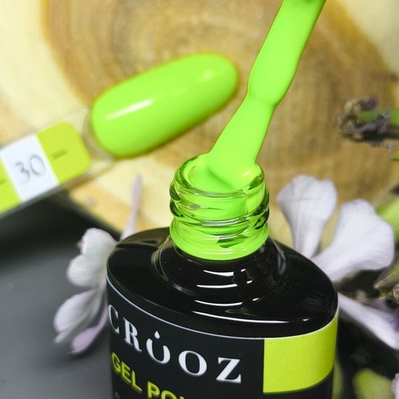 Гель-лак Crooz 30 (неоновий жовто-салатовий) 8мл