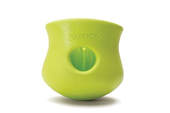 Игрушка для собак West Paw Toppl Dog Toy зеленая, 8 см