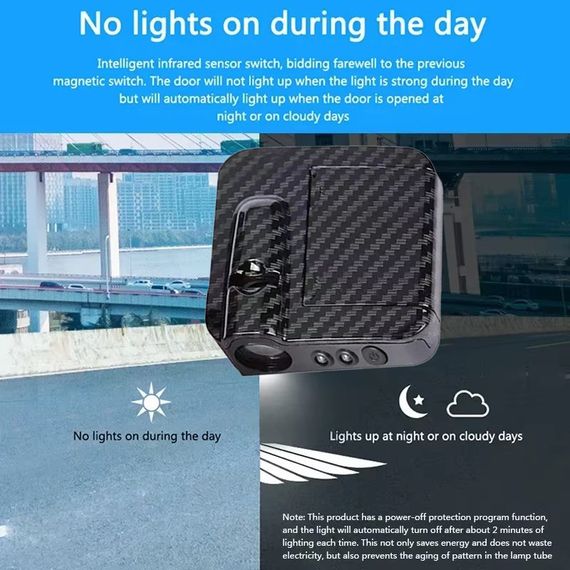 Світлодіодний проєктор дверей «Крила Ангела», бездротовий, 2 шт. | Зображення 5