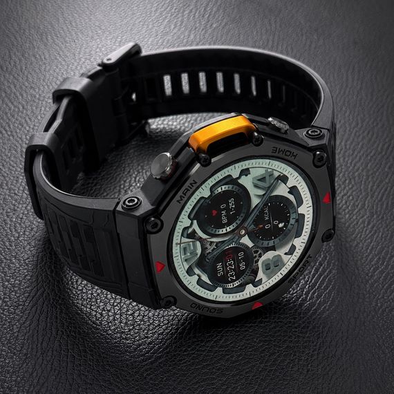 Смарт-годинник Modfit Navigator Al Black з GPS, компасом та захистом 5 ATM | Зображення 6