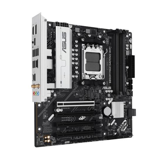 Материнcкая плата ASUS B850M MAX GAMING WIFI sAM5 B850 4xDDR5 M.2 HDMI DP WiFi BT mATX 90MB1LL0-M0EAY0 | Зображення 4