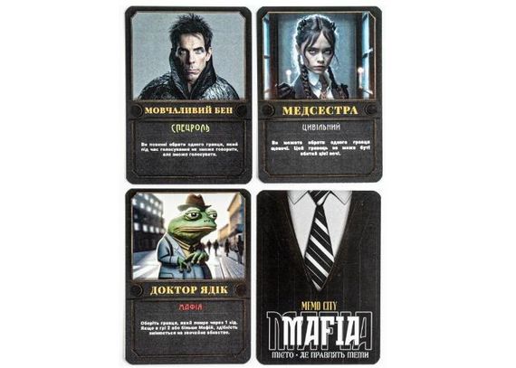 Настольная игра Mafia. Memo City (Мафия. МемоСіті) | Зображення 2