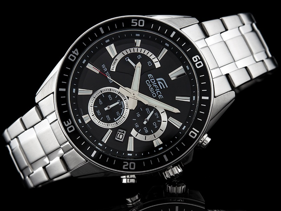 Годинники чоловічі кварцові наручні Оригінал Casio Edifice EFR-552D-1AVUEF на сталевому браслеті (модуль 5490) | Зображення 1