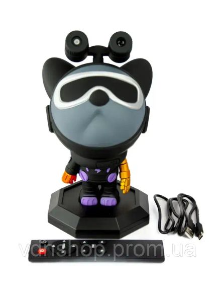 Ночник проектор звездное небо CASTLELADY собака серая космонавт ROBOT DOG