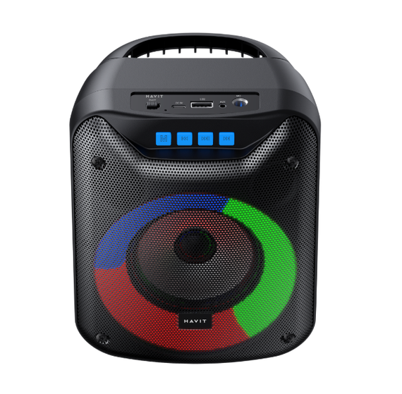Портативна колонка 7W чорна Havit HV-SQ121BT | Зображення 1
