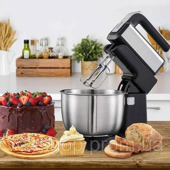 Двухвенчиковый миксер для кухни RAF, Миксер со сменными насадками стационарный Простой кухонный ZI-85 | Зображення 4