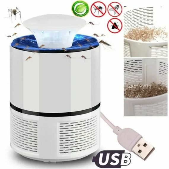 Пастка знищувача для комарів Mosquito Killer Lamp електрична лампа вбивця комарів працює від USB | Зображення 1