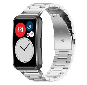 Металевий ремінець Primolux для смарт-годинника Huawei Watch Fit / Fit SE (TIA-B09, TIA-B29, STA-B39) - Silver