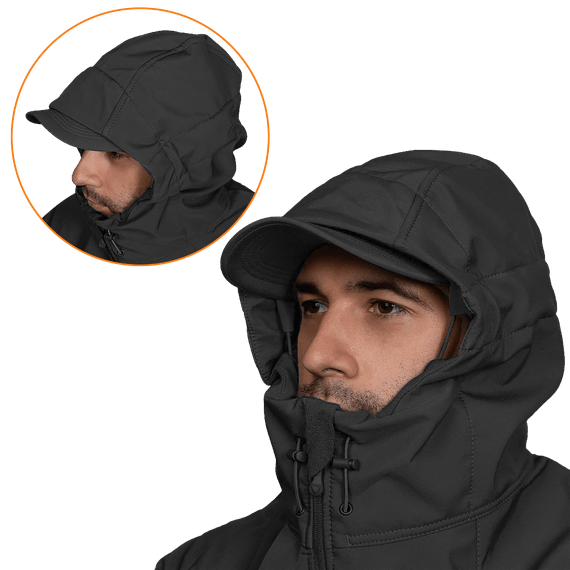 Куртка Stalker SoftShell Чорна (7226), S | Зображення 3