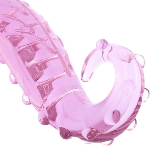 Стеклянный фаллоимитатор в форме щупальца Gildo No. 34 Tentacle Glass Dildo Sex Aura | Зображення 5
