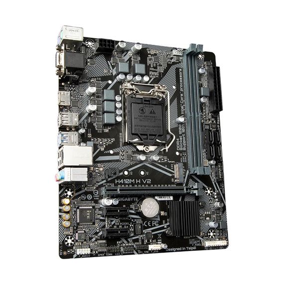 Материнська плата GIGABYTE H410M H V2 | Зображення 2