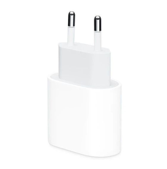 Зарядка USB-C 20W + Кабель USB-C to Lightning Power Adapter сетевое зарядное устройство блок и кабель Белый | Зображення 1