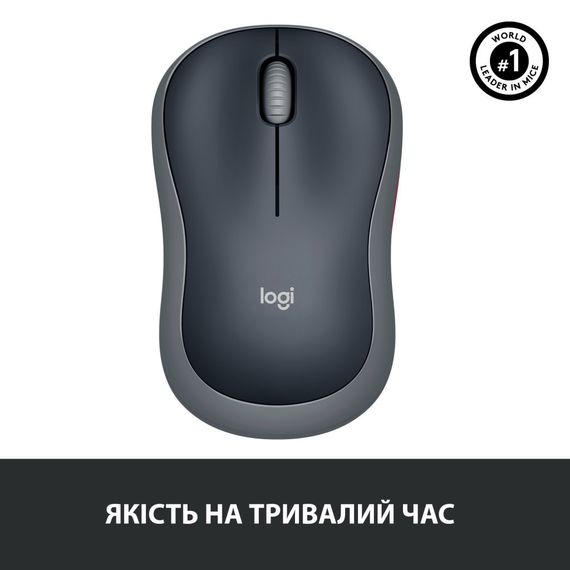 Миша Logitech Wireless Mouse M185 Swift Grey | Зображення 6