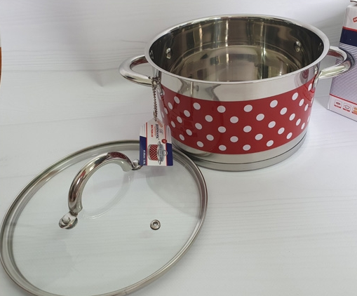 Каструля Bohmann BH-0127-20, 3. 6 л, 20 см, з нержавіючої сталі з кришкою, для всіх типів плит | Зображення 5