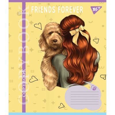Тетрадь Yes Friends forever 24 листов клетка (767015) | Зображення 7