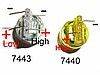 Одноконтактная безцокольная Led лампа 7440 (Т20) (W21W)-60SMD-R | Зображення 4