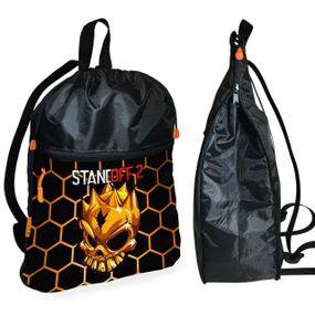 Рюкзак-мешок для обуви,спортивной формы Standoff 2 детская сумка для сменки с расширителем (01437)