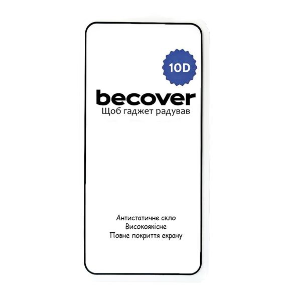 Скло захисне BeCover Nothing Phone (2) 10D Black (711817) | Зображення 1