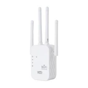 Бездротовий Wi-Fi підсилювач-повторювач (репітер) сигналу 300 Мбіт/с, 2.4 ГГц, з подовженням радіусу дії