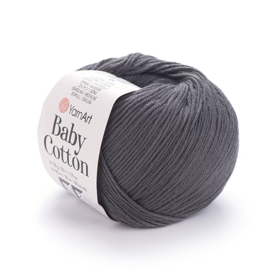 Пряжа YarnArt Baby Cotton No 454 (Ярнарт Бебі Коттон) 50 г / 165 м напівбавовна для дитячих речей та іграшок амігурумі