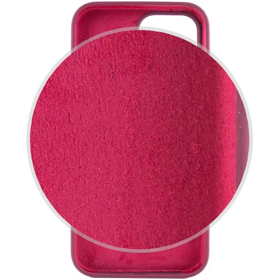 Чехол Silicone Case Full Protective (AA) для Apple iPhone 15 Pro (6.1") Бордовый / Plum | Зображення 2