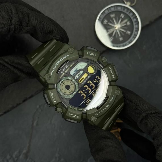 Чоловічий годинник Casio WS-1500H-3B | Зображення 2