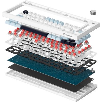 Клавиатура GamePro Genesis Warden MK160BL Outemu Swithes USB White (MK160BL) | Зображення 9