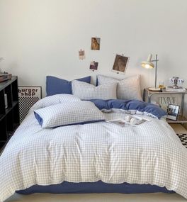 Постільна білизна сімейна Dushka Home Полікотон 21148 160х215х2 см