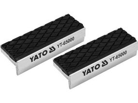 Губки змінні лещат алюмінієві з гумою 75х30х10мм YATO YT-65000