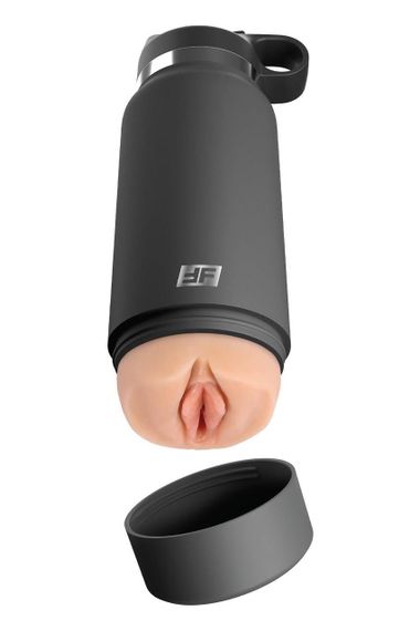 Мастурбатор вагіна в колбі Pipedream PDX Plus Fuck Flask тілесний, 23.8 см Sex Aura | Зображення 1